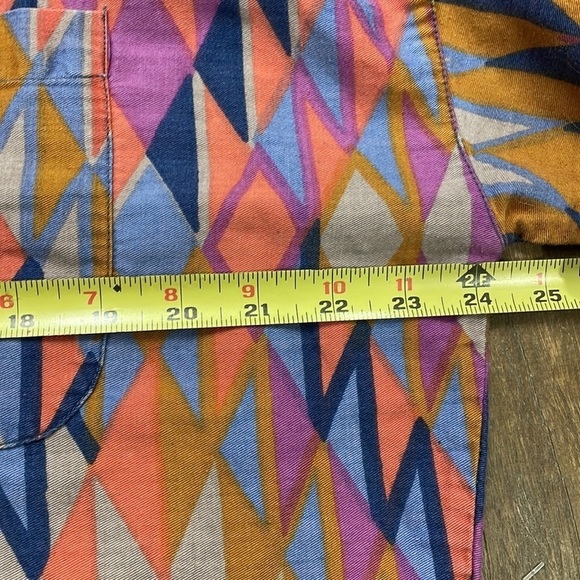 Vintage 90’s Button Down Shirt Aztec Print - Picture 10 of 13